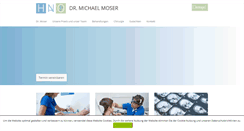 Desktop Screenshot of moser-hno.at